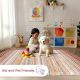 Soft Rainbow Textured Hall Mat